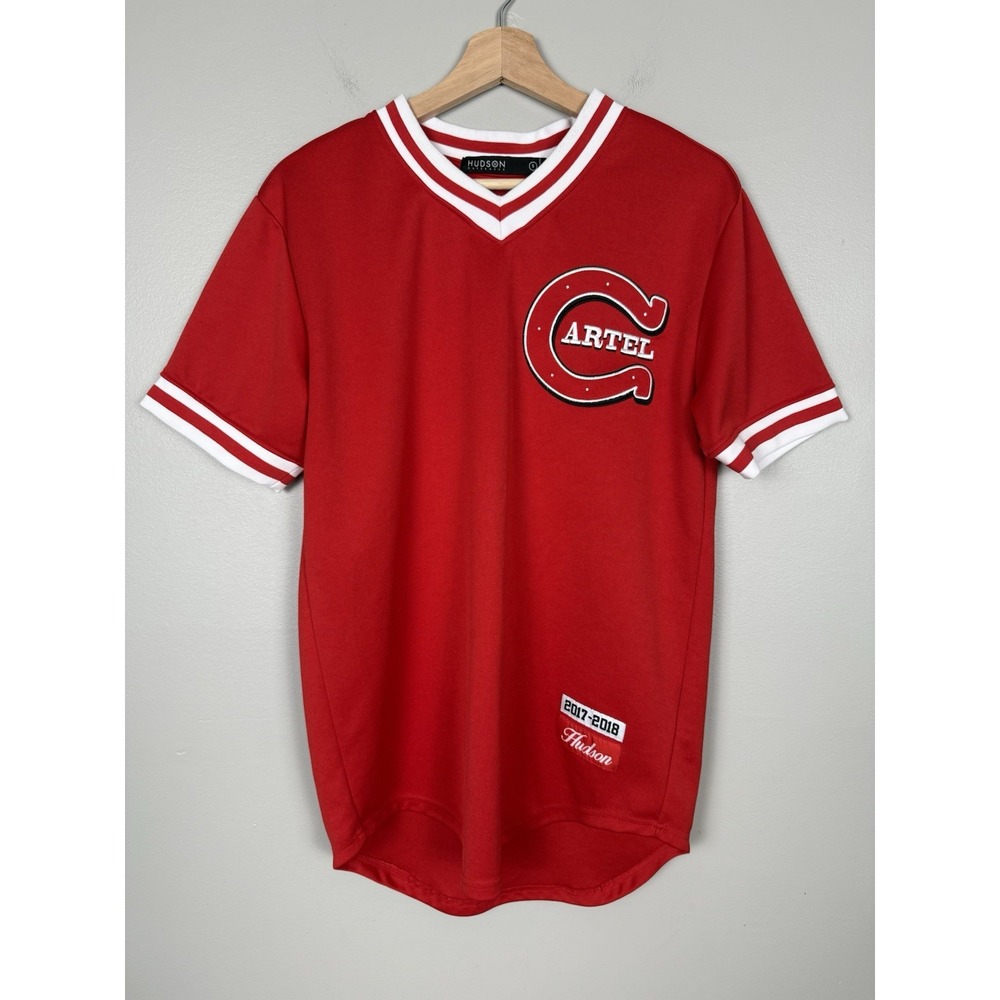 Hudson Outerwear Cartel 2017-2018 El Chapo 17 Men's‎ Size Small Jersey Red White